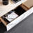 Modern simple rock plate coffee table TV stand set