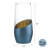 Blue Gold Champagne Flutes Drinking Wine Glasses