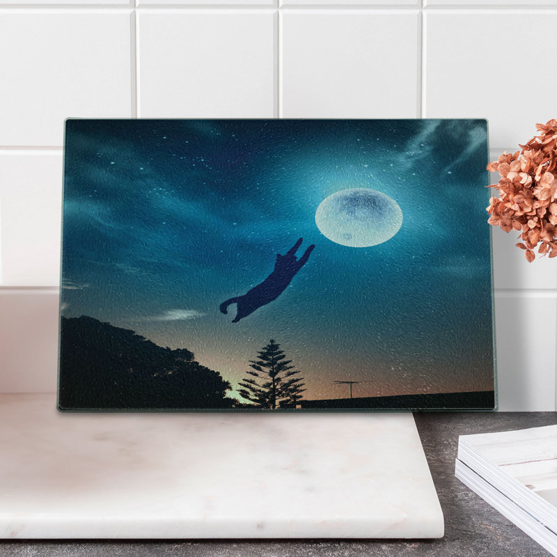 Planche à découper en verre trempé Ambesonne