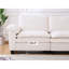 Canapé modulaire 4 places, canapé modulaire en chenille avec coussins amovibles et superposés-63768221