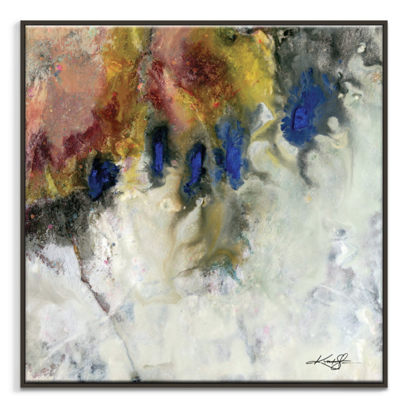 Kathy Morton Stanion - Print on Canvas, 76cm H x 76cm W x 4cm D, Black Floater Frame