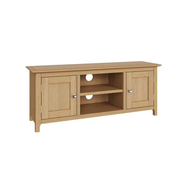 Daris 2 Door TV Cabinet Unit. 110cm Wide. For Screens Up To 50". Fully Assembled.