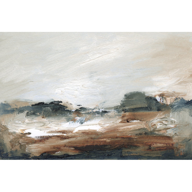 «Lingering Light III» par Sharon Gordon - peinture sur toile tendue, H 20 po x l 30 po x P 1,25 po