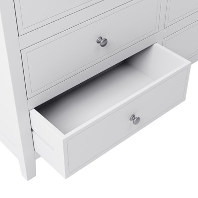 Commode 7 tiroirs en bois massif