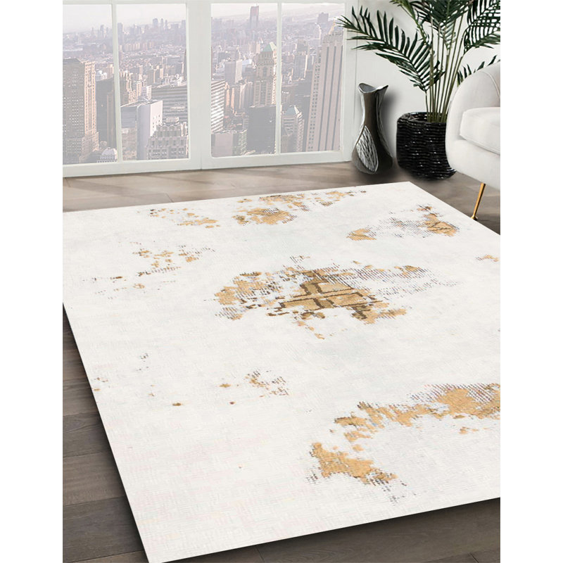 Abstract Indoor Rug, Round 7'