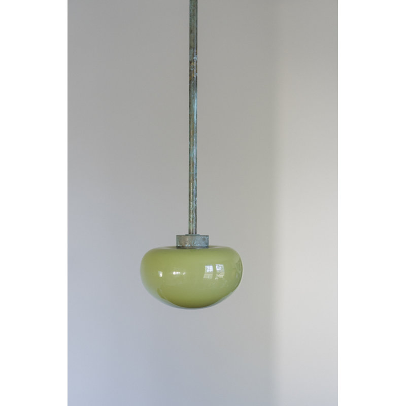 Couronne 1, Pistachio, 60in Suspension Rod, Verdigris