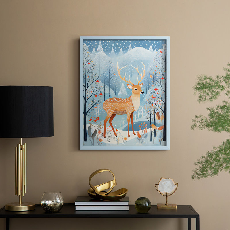 «ANIMALS Series CDLXIX», H 15 po x l 12 po, Bleu
