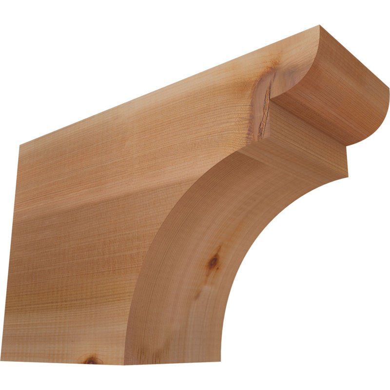 Yorktown Smooth Rafort Tail, Cèdre rouge, H 10 po x l 16 po x P 5,5 po
