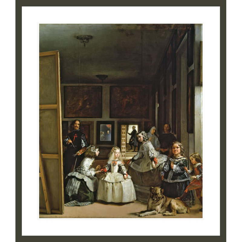«Las Meninas» par Diego Velázquez, impression giclée encadrée, 38.48" H x 33.5" W