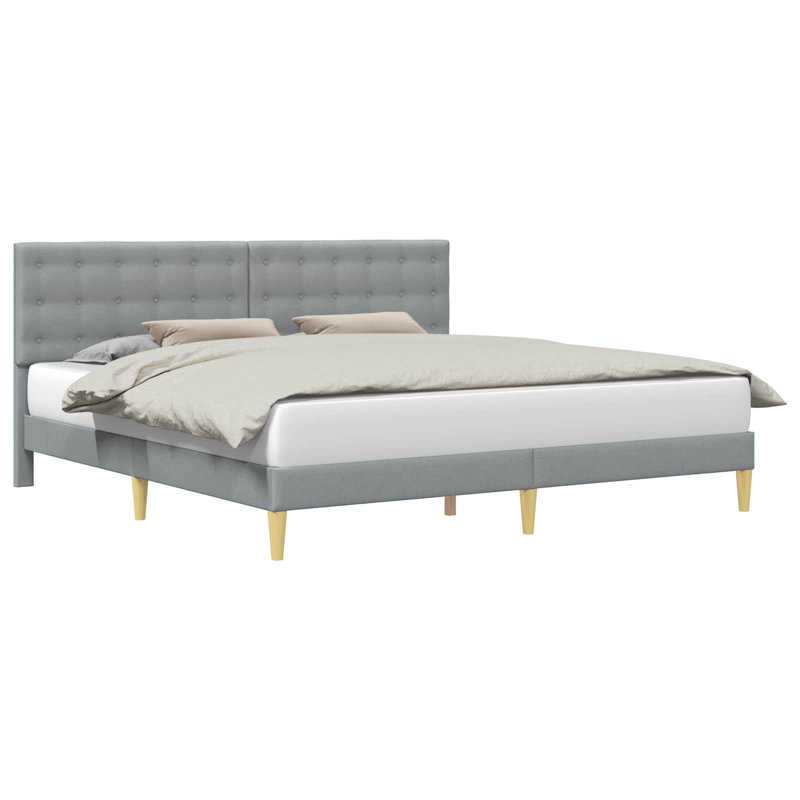 Bed, Light Grey