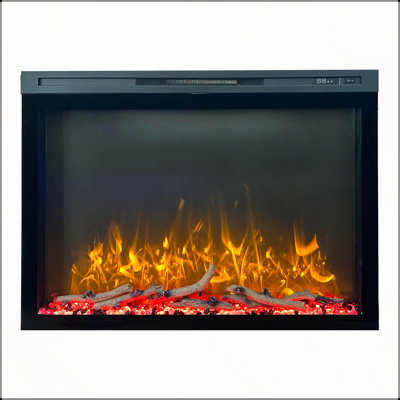 Rebrilliant Black Electric Fireplace Insert