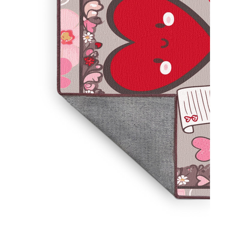 Tapis de Noël East Urban Home, Rectangulaire 3 pi x 5 pi