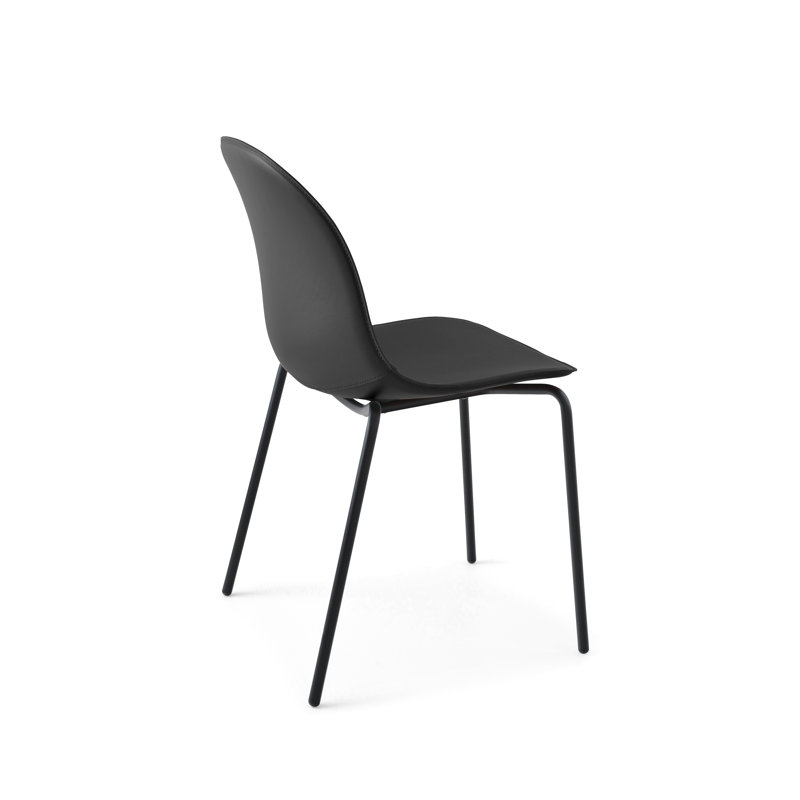 Academy Chairs, Matte Black, Matte Black