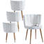 Chaise de salle à manger à coussins modernes Modern Lotus-2018738488-2038849647