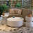 ROME Round Concrete Coffee Table 101.6 x 101.6 x 36 cm-93071673
