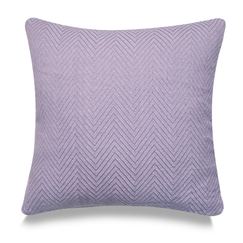 Housse de coussin carré Los Angeles, Plumes, Violet clair
