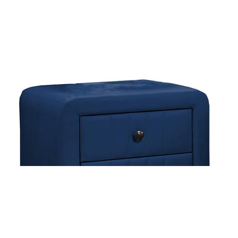 Table de chevet Sylvia, Bleu marine