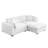 Modular Oversized Loveseat Sofa, 92.12 " Chenille Couch-780579082