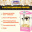 Big Bambino Popcorn Machine - Old-Fashioned Popcorn Maker with 4-Oz Kettle, Measuring Cups, Scoop, and Serving Cups by Great Northern Popcorn (Pink)-65013190