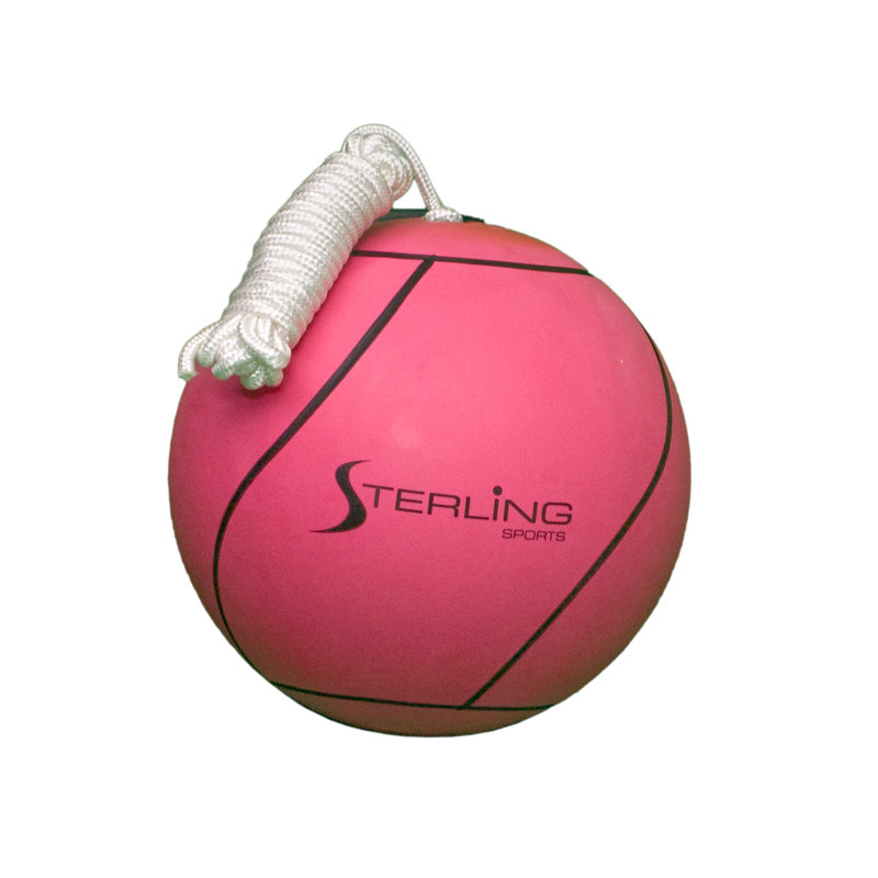 Sterling Games Rubber Tetherball, Pink