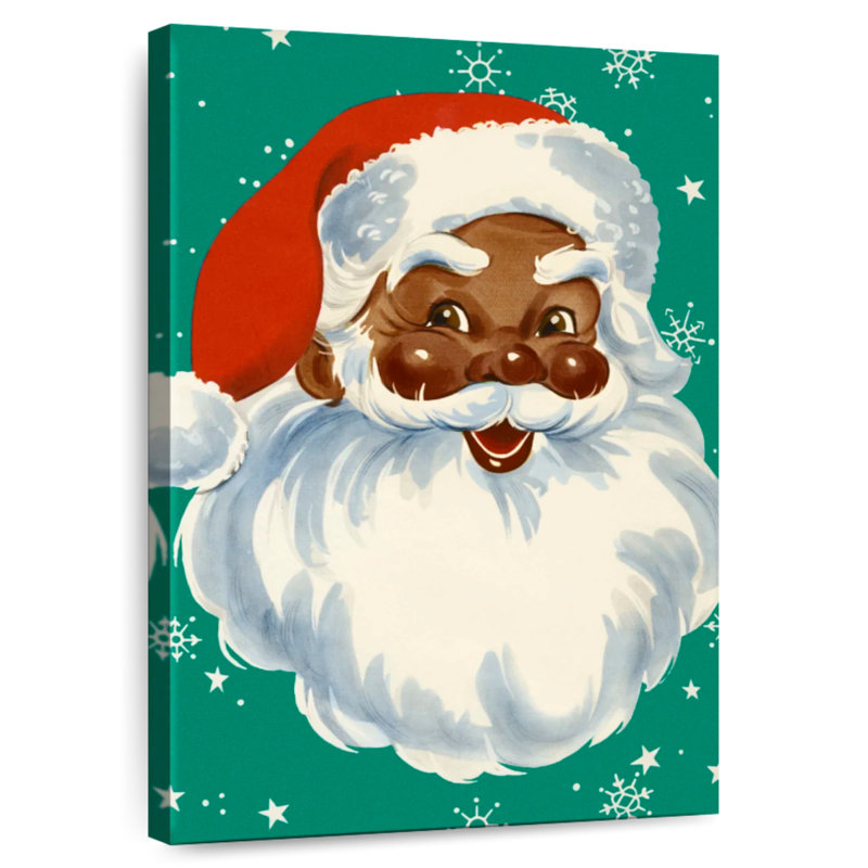 Père Noël noir Lelend, H 48 po x l 32 po