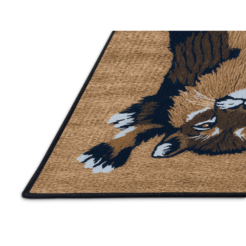  Tapis lavable Mountain Lions Big Cats, Rond 4 pi