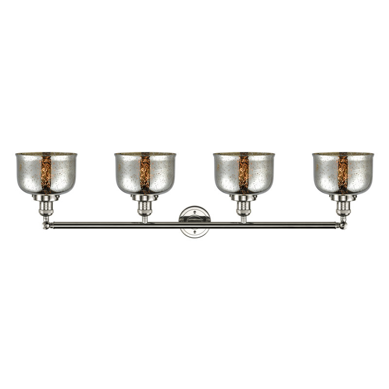 Alinea 4 - Light Vanity Light, No Bulb Included, Polished Nickel