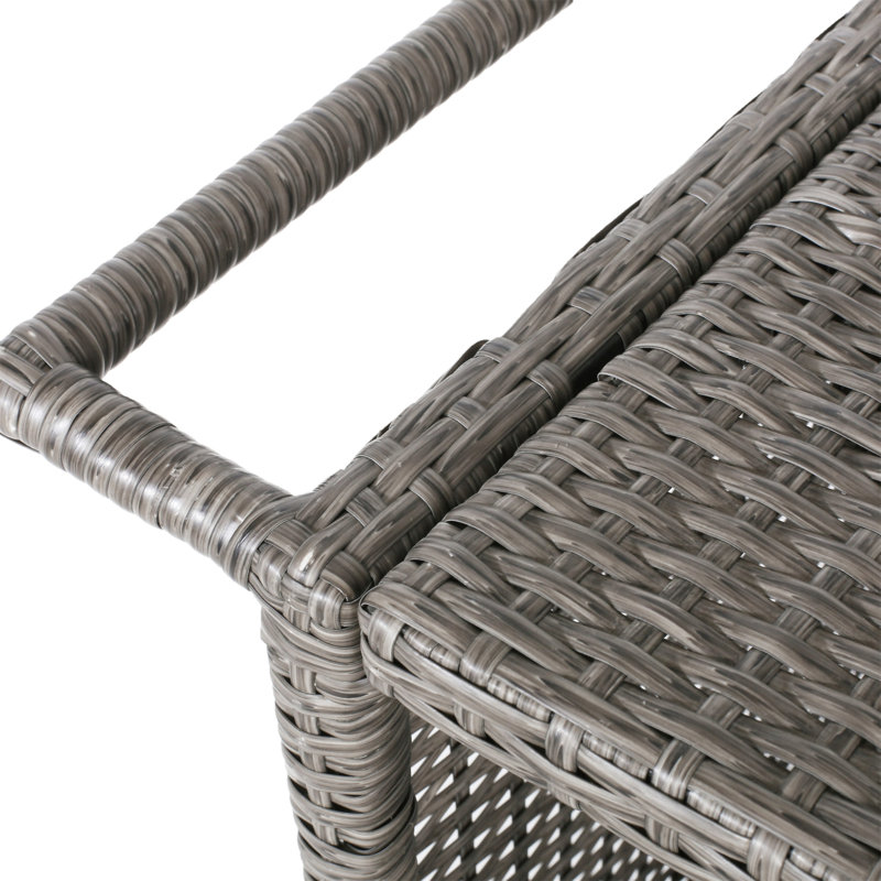 Puerta Wicker Barcart(No Include Stool)