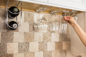 Under Cabinet Stemware Rack