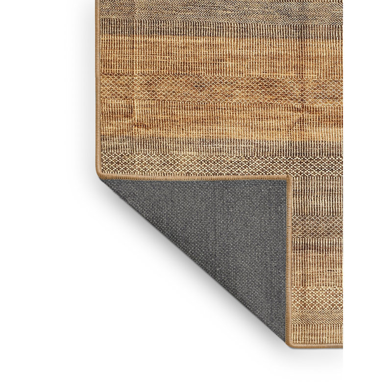 Tapis contemporain vert / brun, Rectangle 7 pi x 10 pi
