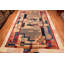 One-of-a-Kind Rectangle 12'7" x 18'7" 1910s Rectangle Wool Area Rug in Beige