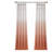 Signature Arashi Fashion Ombre Window  Curtain, 52 Inches Wide x 84 Inches Long, Single Window Curtain Panel, Melon-1992015488-1992015549