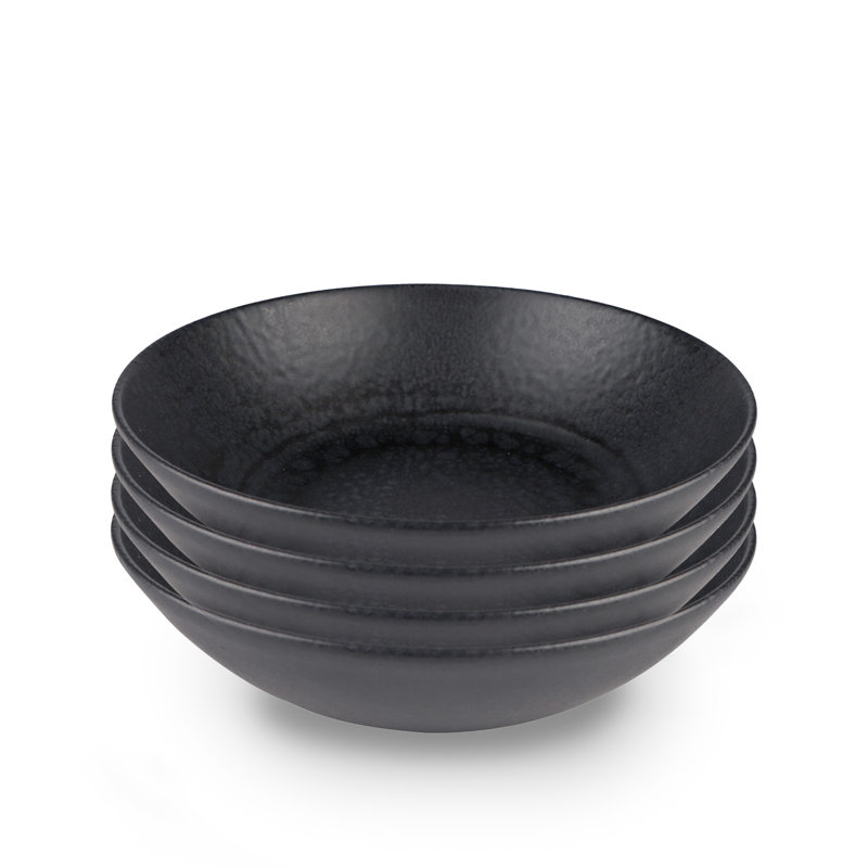 Latitude Run® Black Hammered Salad Bowl 9.5"