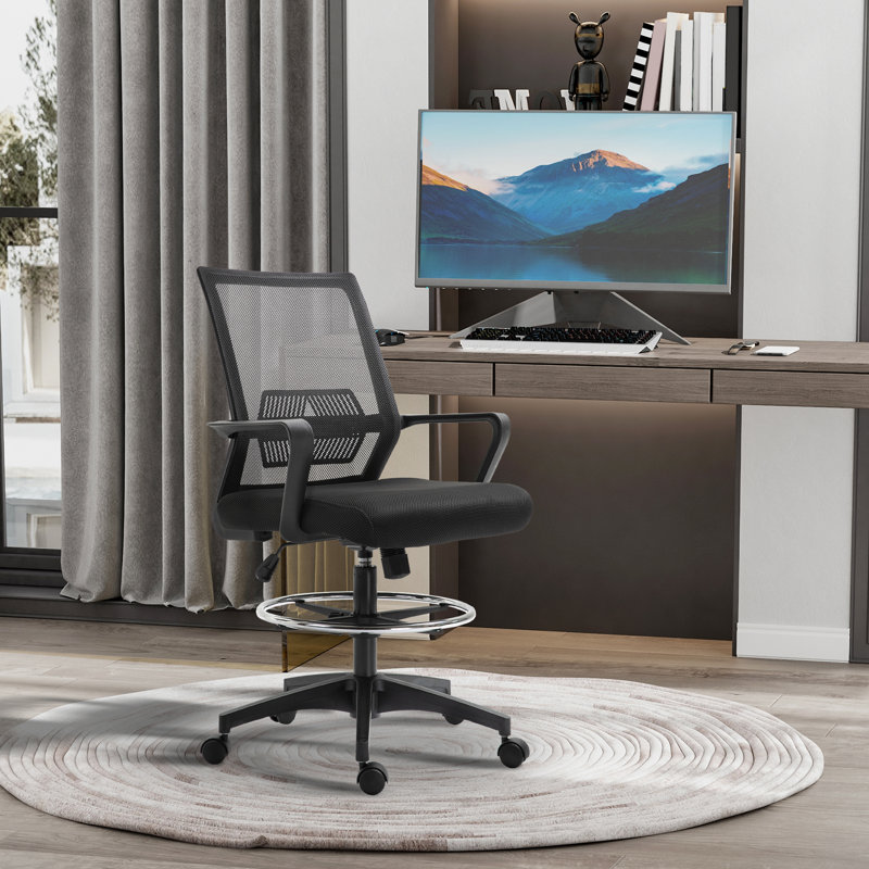 Chaise de dessinateur en filet Lynnann