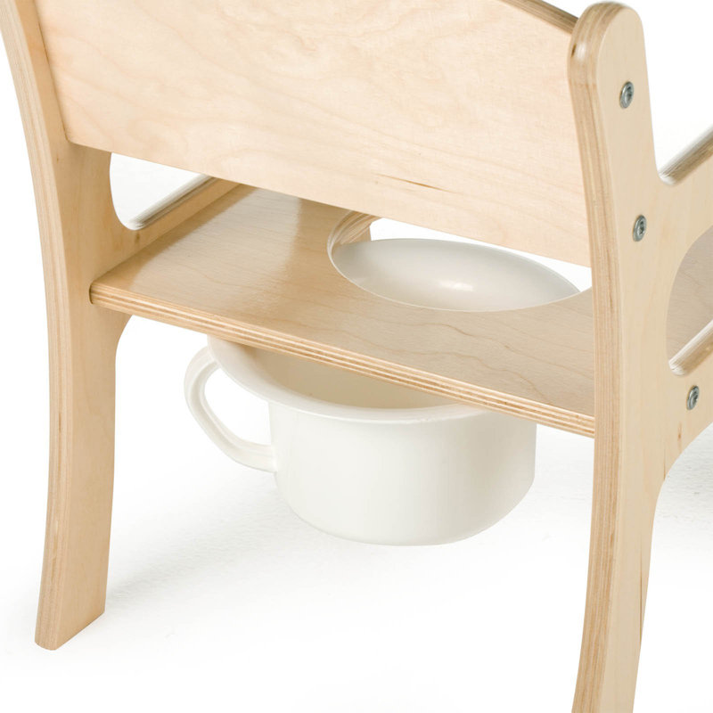 Kids 7.25'' Wood Desk Or Activity Chair Chair and Ottoman