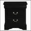 Table de chevet 2 tiroirs-560789727