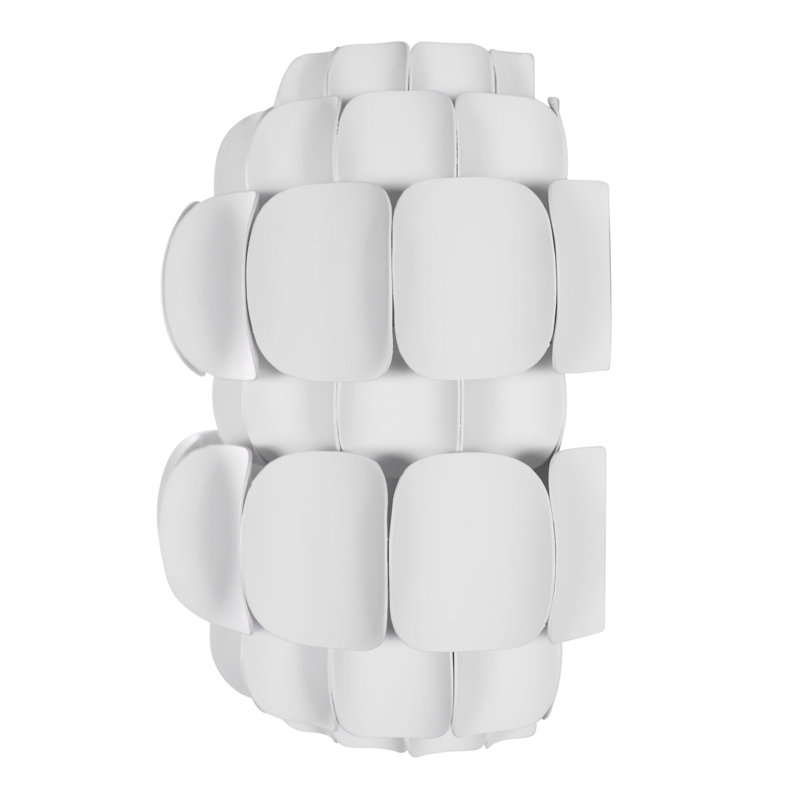 Swoon Wall Sconce, Matte White, 1