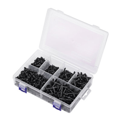 300-Piece Drip Irrigation Fitting Kit for 1/4" Tubing - Barbed Elbow, Tee & Connector Assortment for Garden Hose System