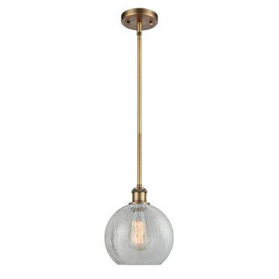 Luminaire suspendu en forme de globe à 1 lumière Anchondo