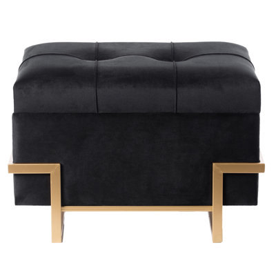 Havenhill Velvet Ottoman