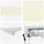 Brayden Studio 400cm W x 200cm D Polyester Cover Retractable Door / Window Awning-1941159048