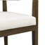 Ensemble de table de salle à manger 6 personnes Drake avec fauteuils rembourrés et base à double piédestal-129681340-129681342