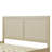 Solid Wood Platform Bed With Rattan-1875252785