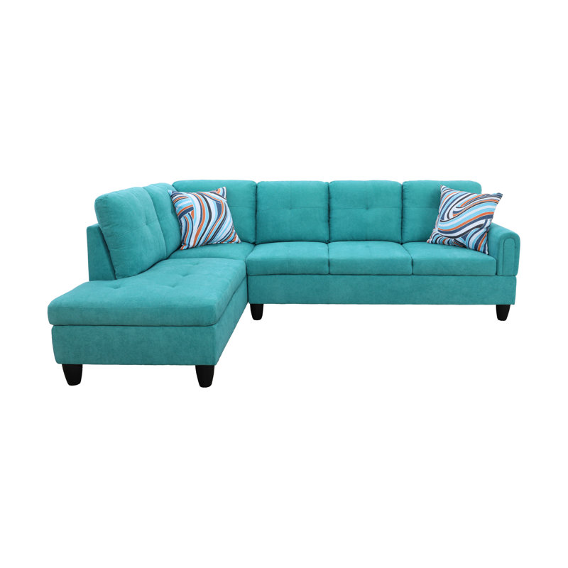 Alba Upholstered L-Shaped Sectional Left Hand Facing