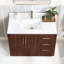 Cloverfield 42'' Single Bathroom Vanity with Cultured Marble Top-93496152-93496151