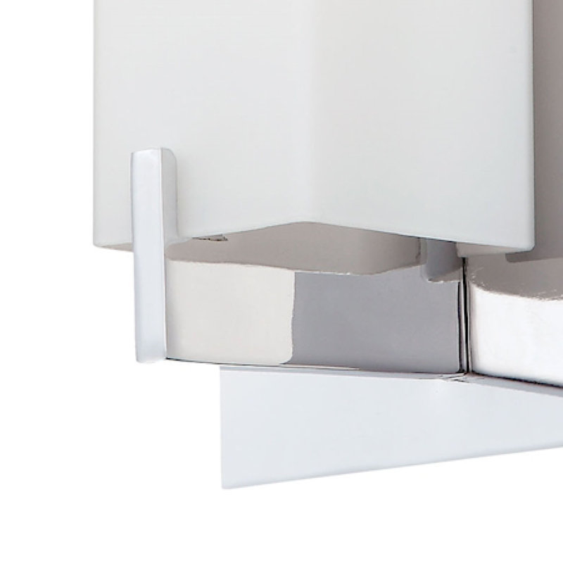 Moderno 8.3'' High 1-Light Sconce - Chrome, Chrome