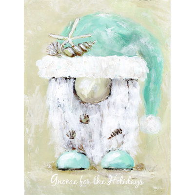 «Geanie Gnome For The Holiday», reproduction sur toile tendue