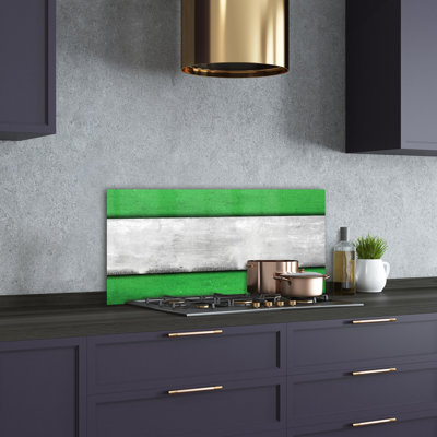 Meadview 50cm W x 100cm L Glass Peel and Stick Panel
