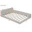 Grand lit plateforme tapissier avec 2 lampes de lecture -1519111329