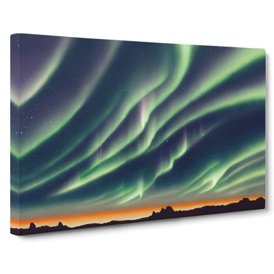 Tremendous Northern Lights - Wrapped Canvas